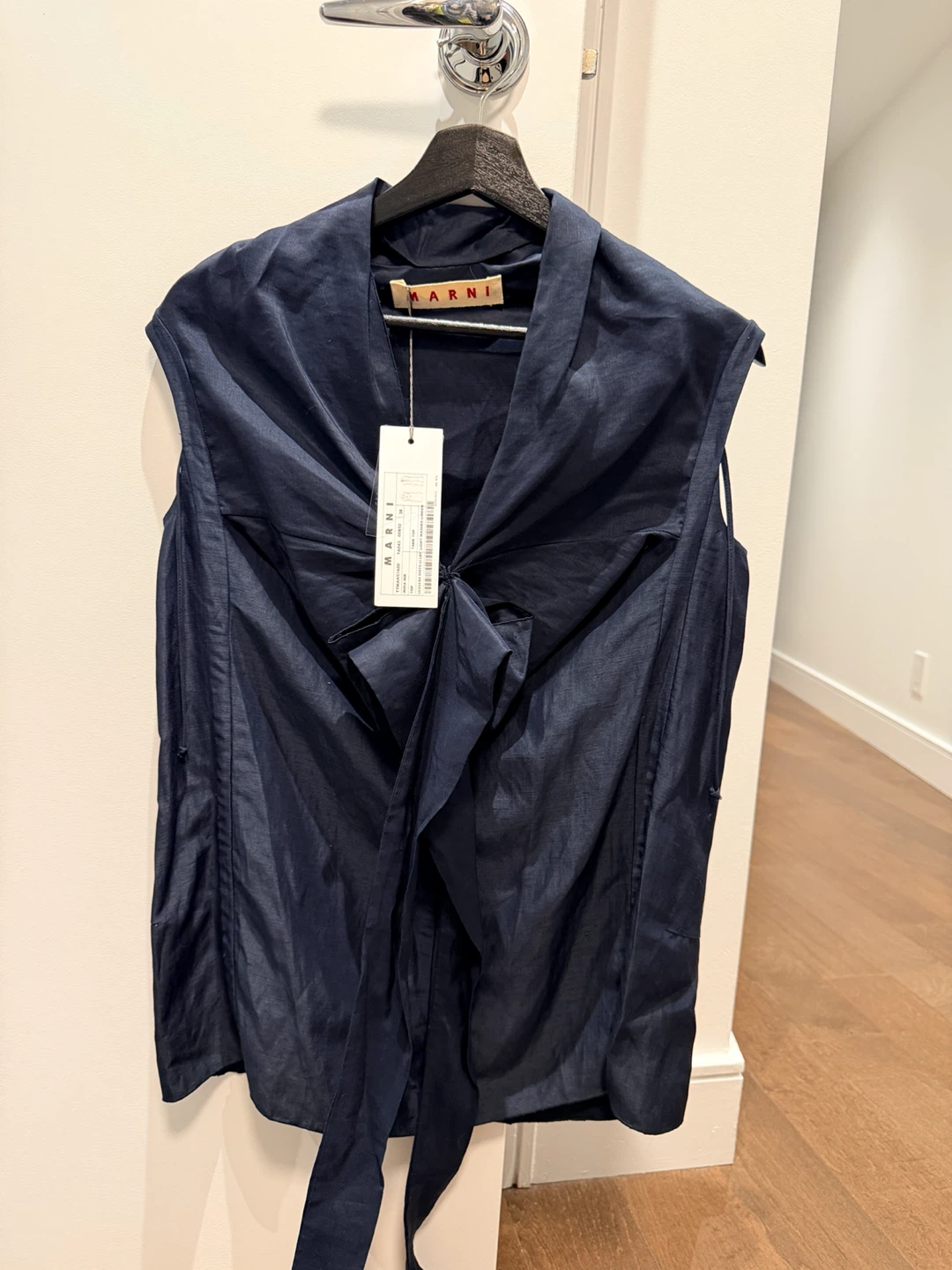 Marni Navy Tank Top