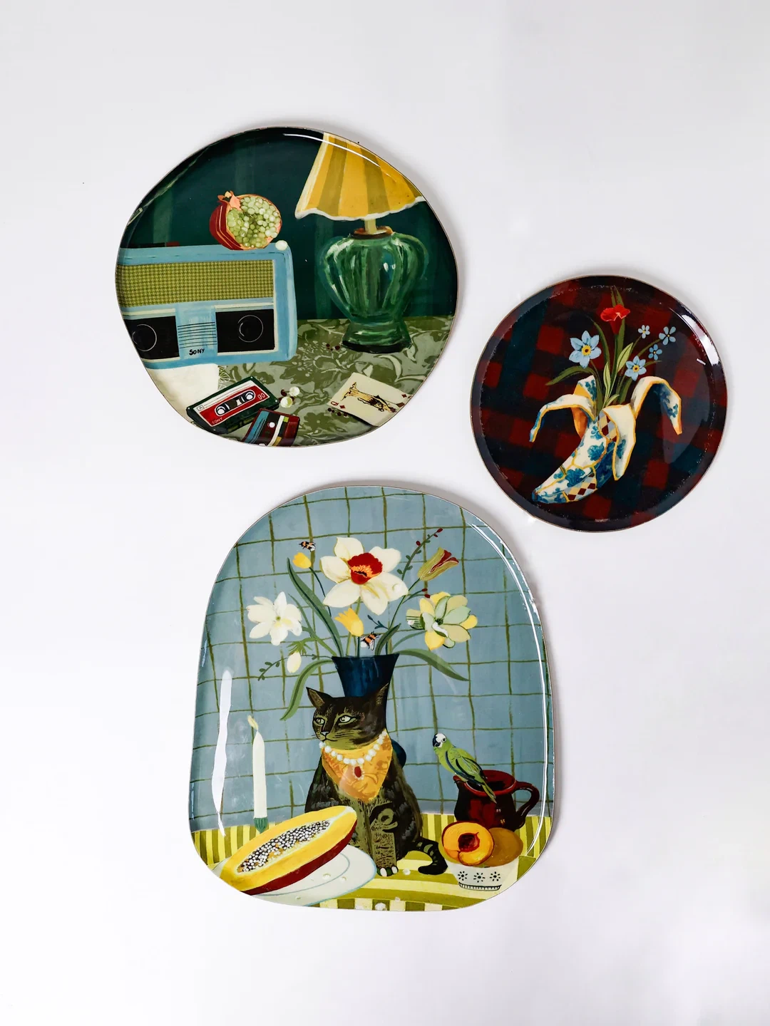 Wall Art Decor - Metal Wall Plate | Handcrafted | Retro-Inspired - photo 2