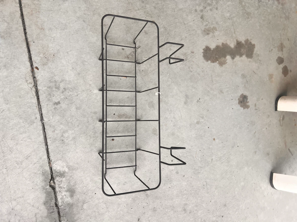 Black Metal Railing Planter Baskets.