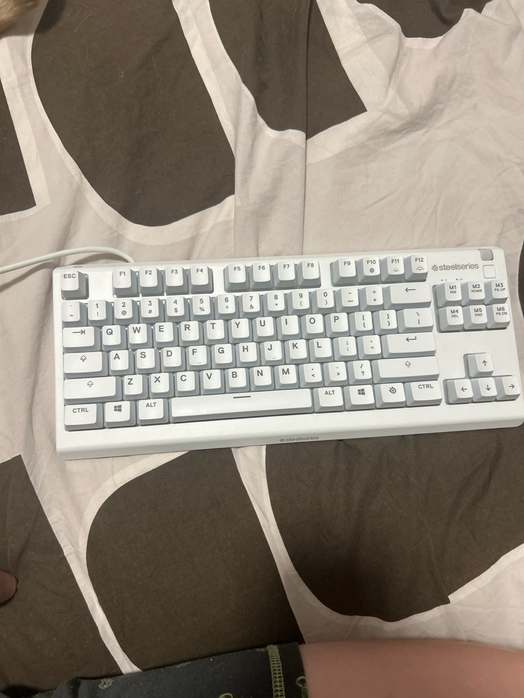 SteelSeries White Mechanical Keyboard