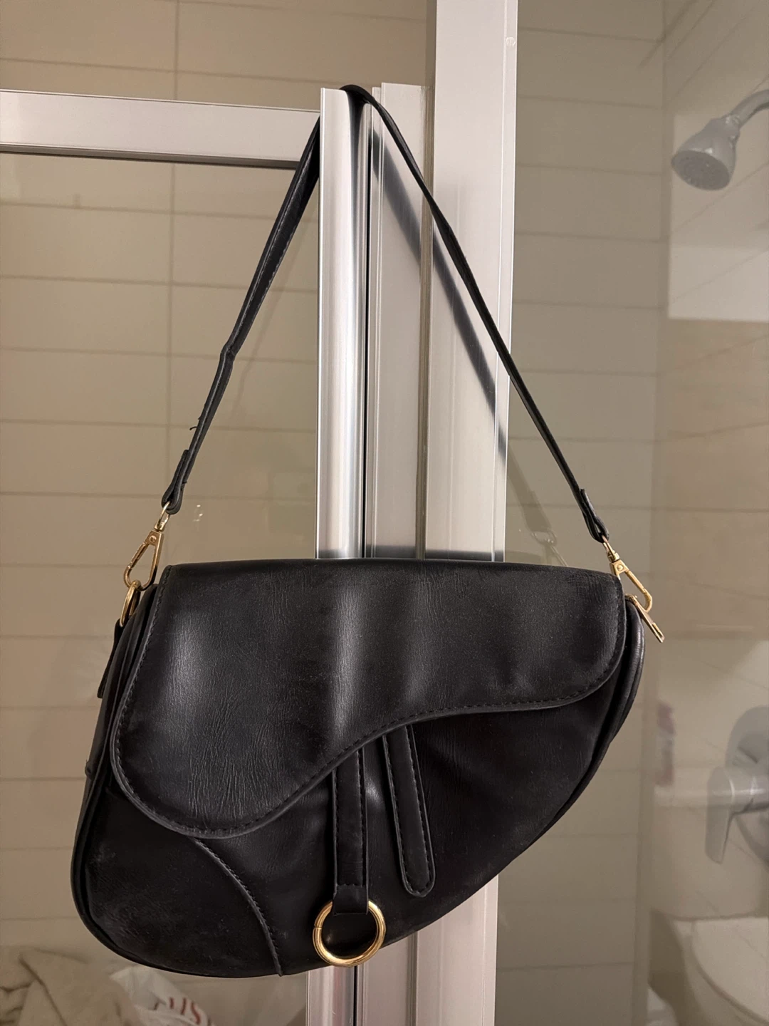 Black Saddle Bag