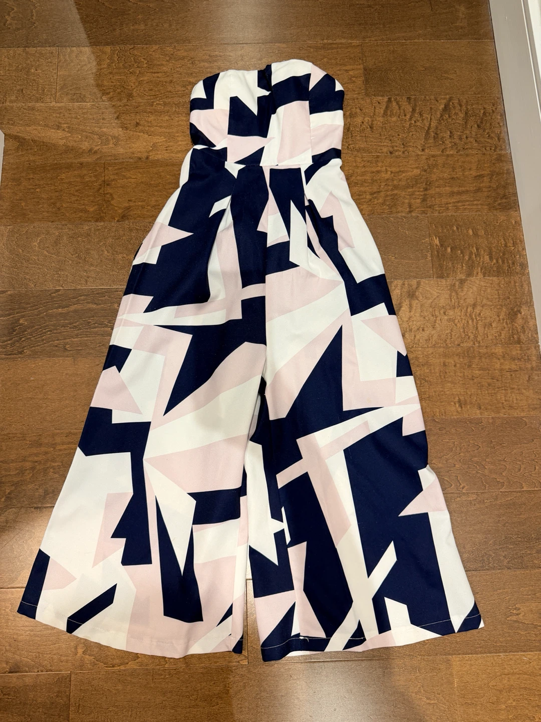 Strapless Wide-Leg Jumpsuit