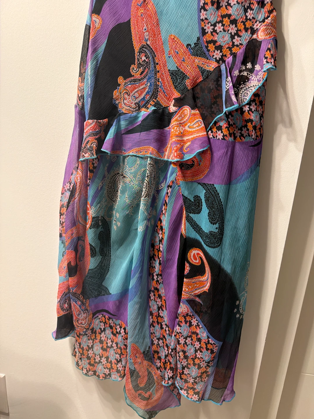 Sleeveless Paisley Print Dress - photo 2