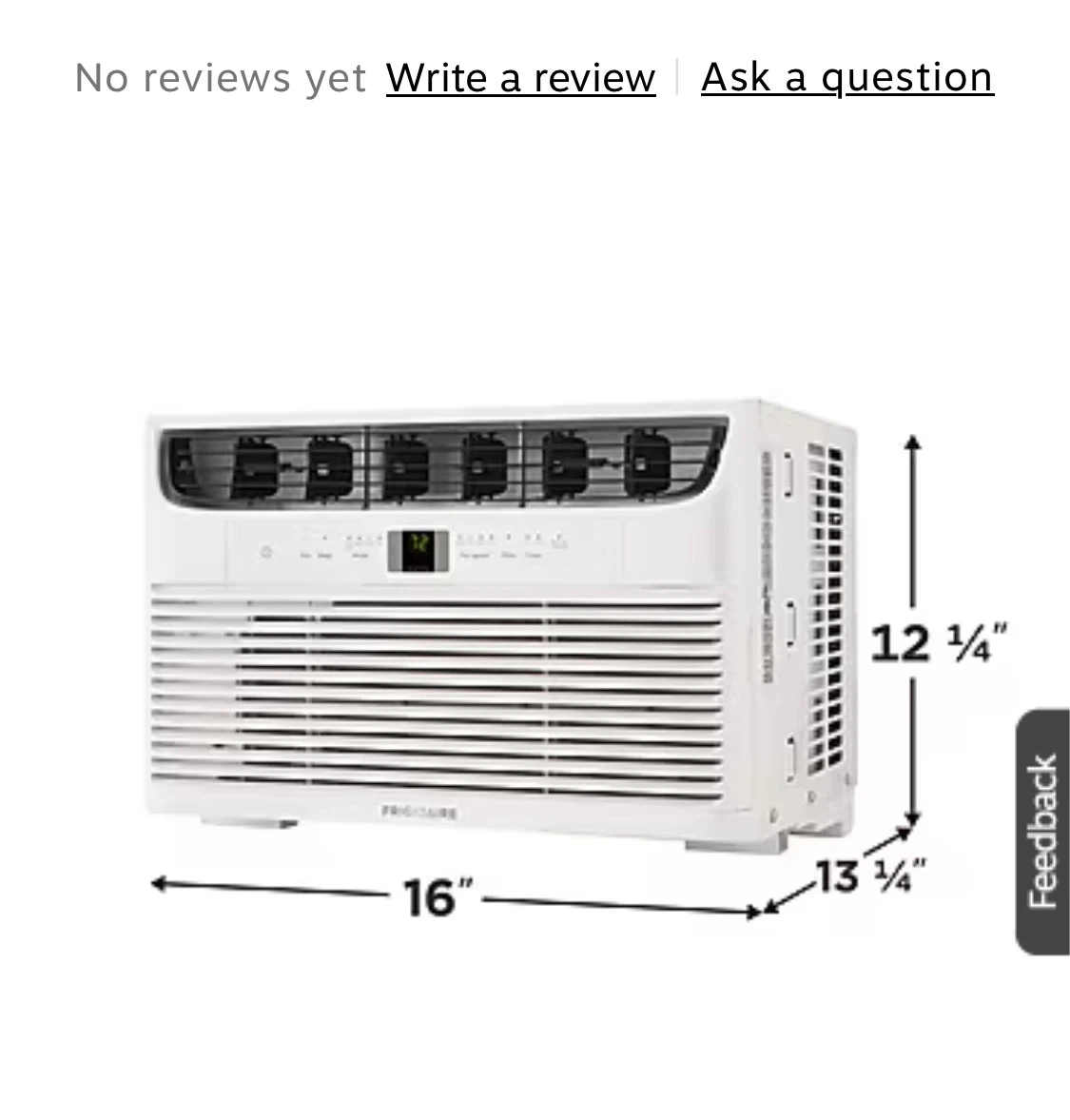 Frigidaire 115-Volt 8000 BTU Window Air Conditioner
