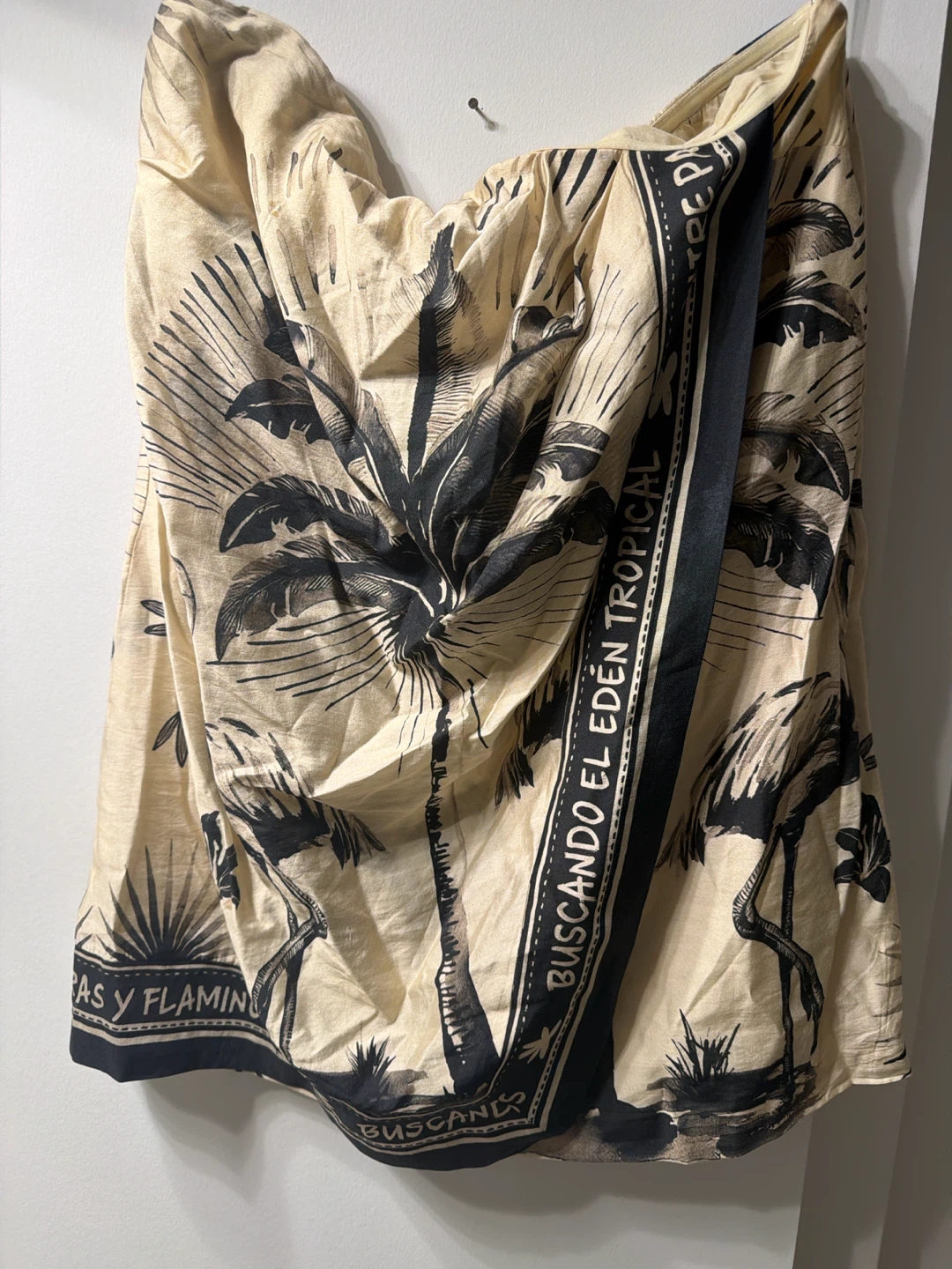 Women's Tropical Print Mini Dress - photo 2