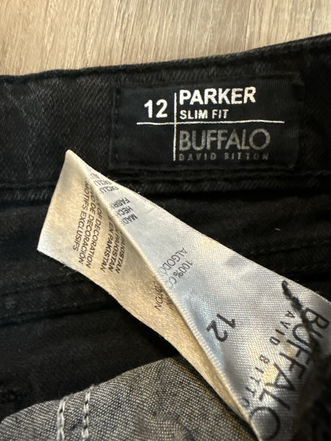 Buffalo David Bitton Parker Slim Fit boys Jeans Size 12 - photo 3