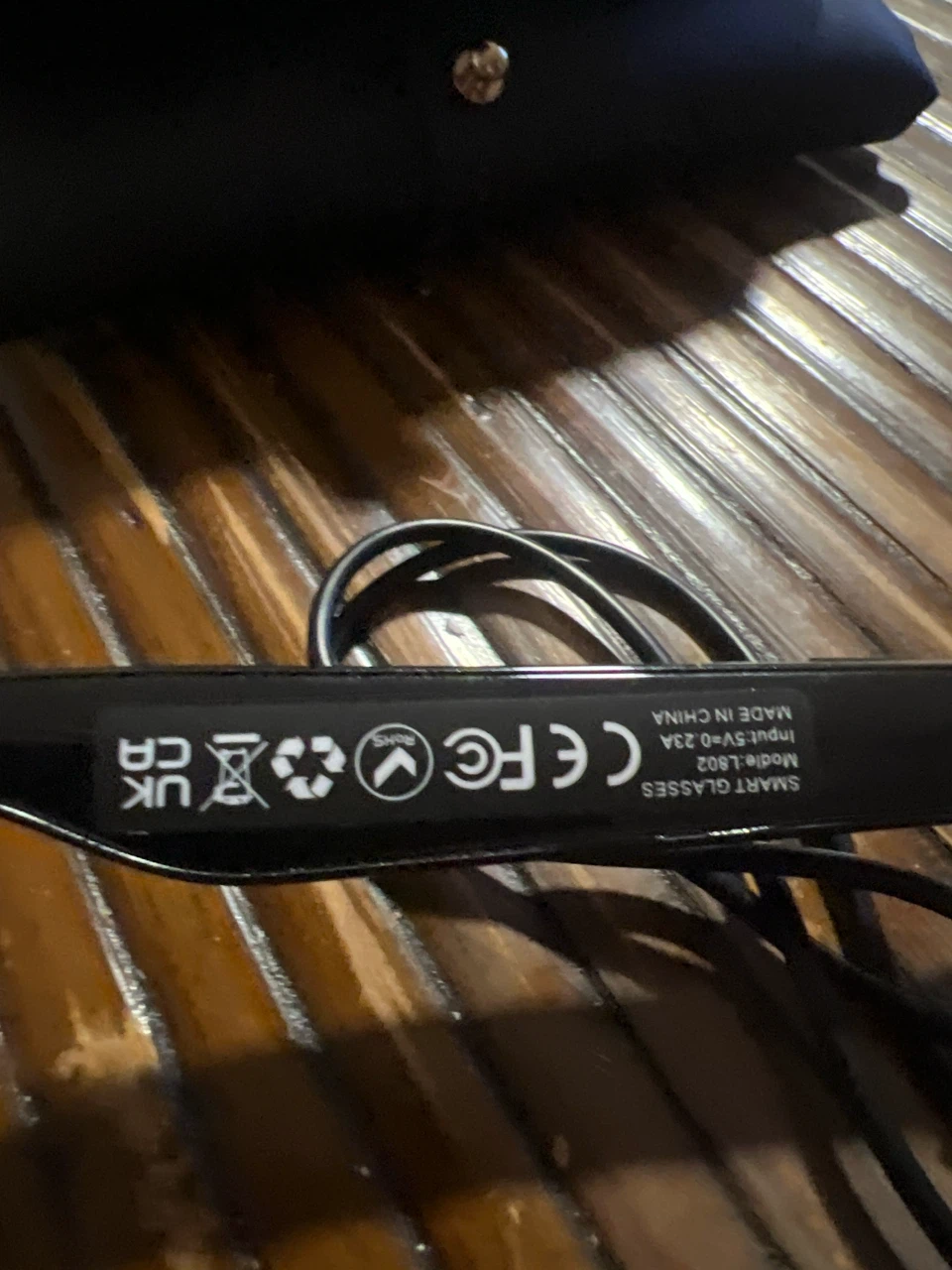 Smart Glasses Model L802 with Charging Cable - photo 3