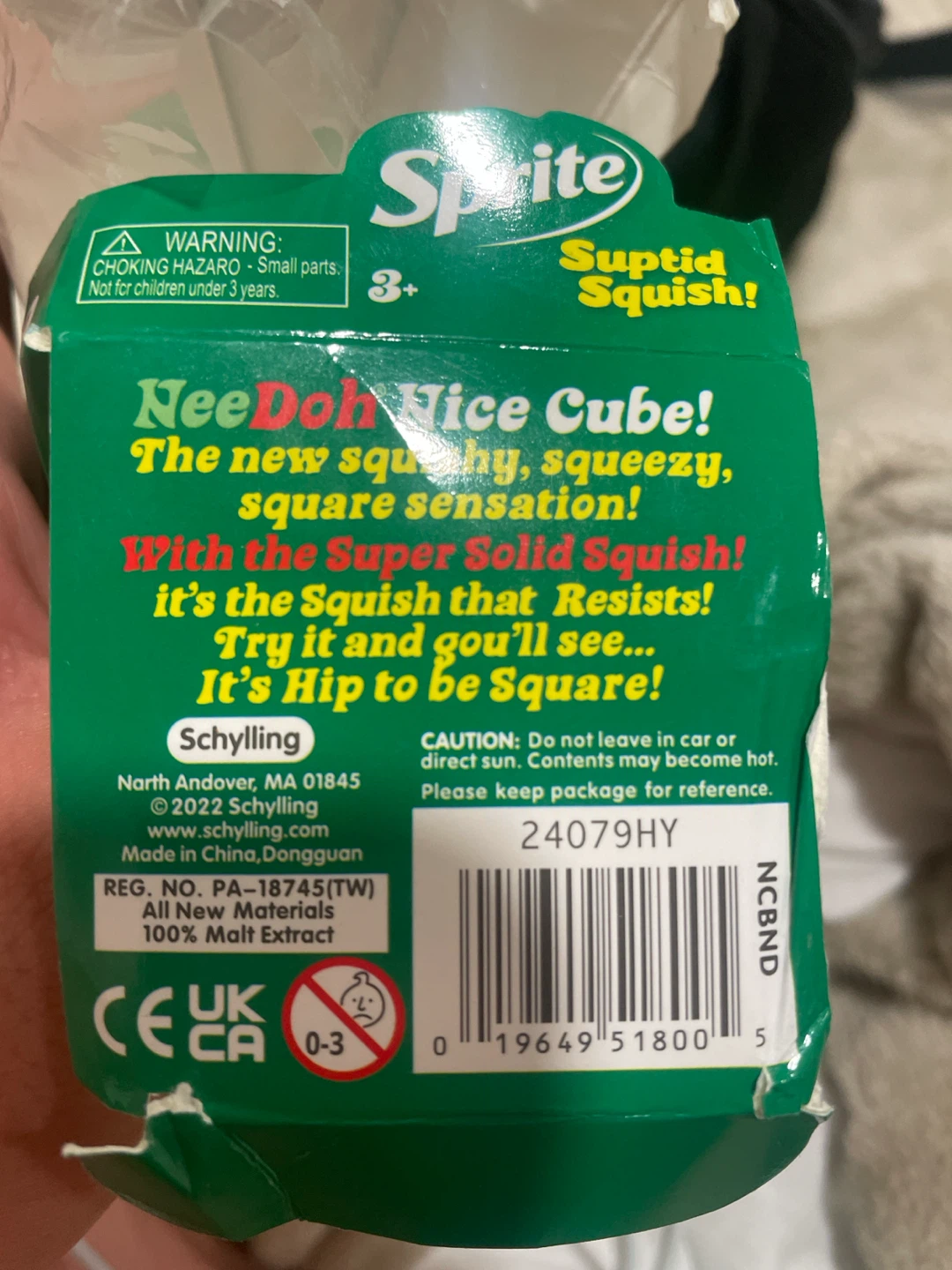 Nee Doh Nice Cube Sprite Squishy - photo 3