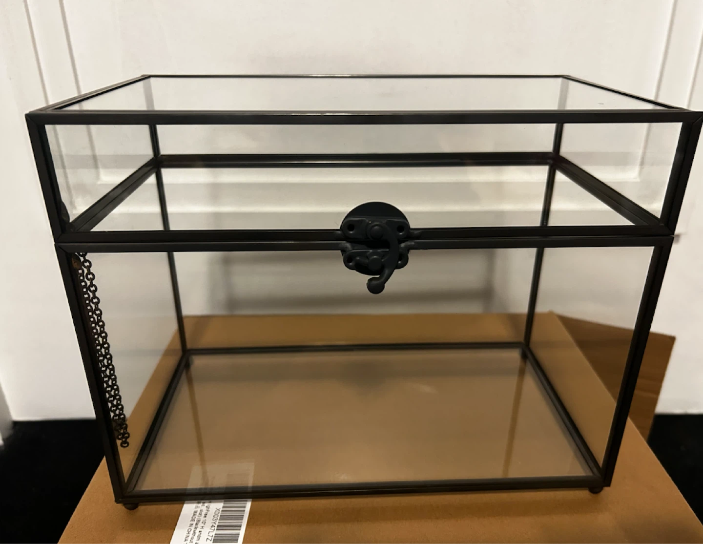 Wedding Glass Card Box