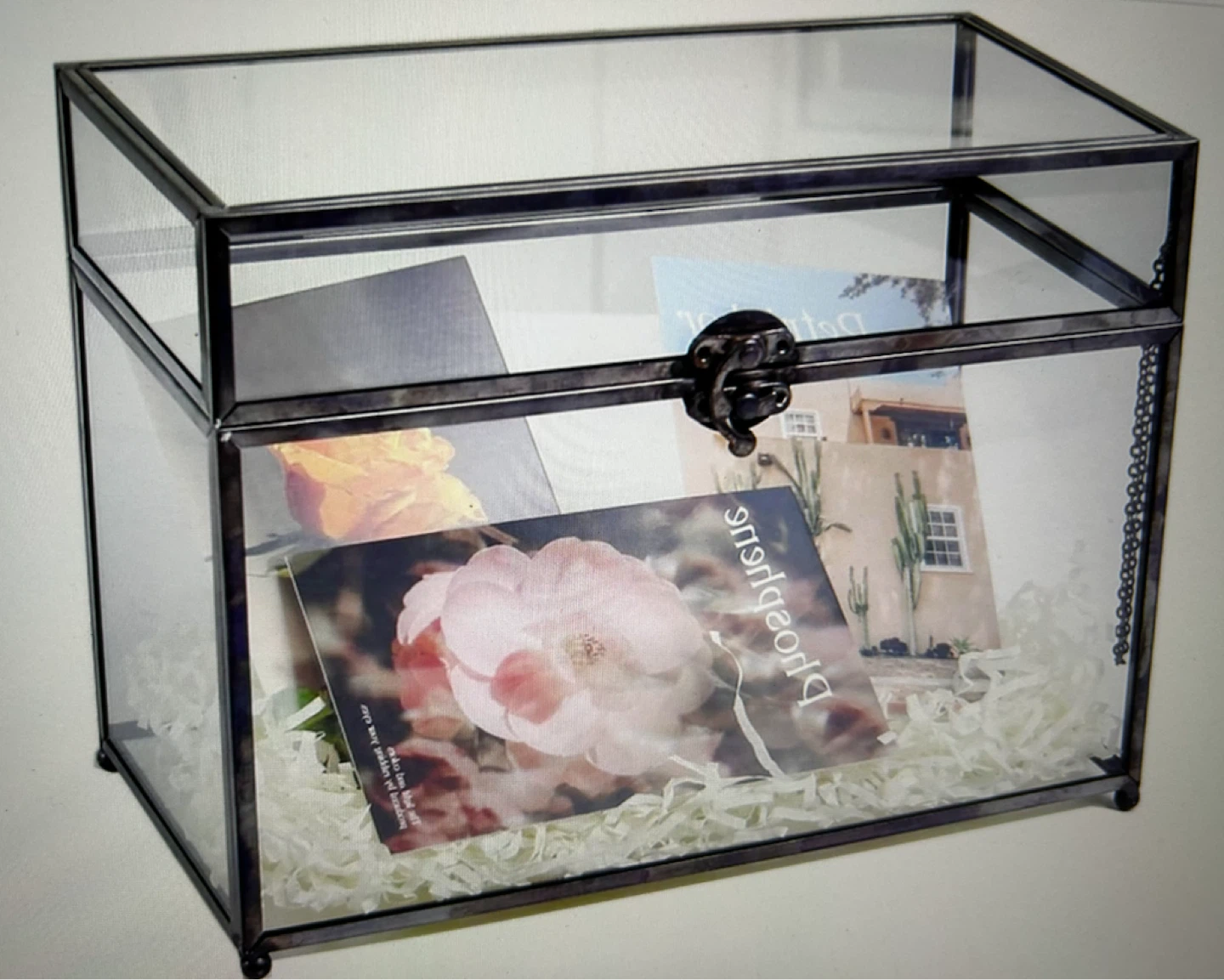 Wedding Glass Card Box - photo 3