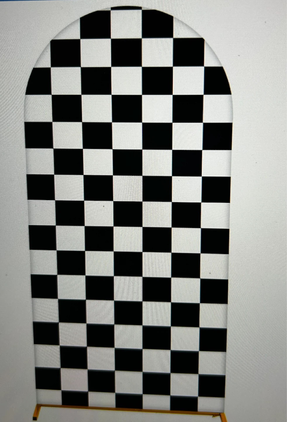 Checkerboard Arch Cover