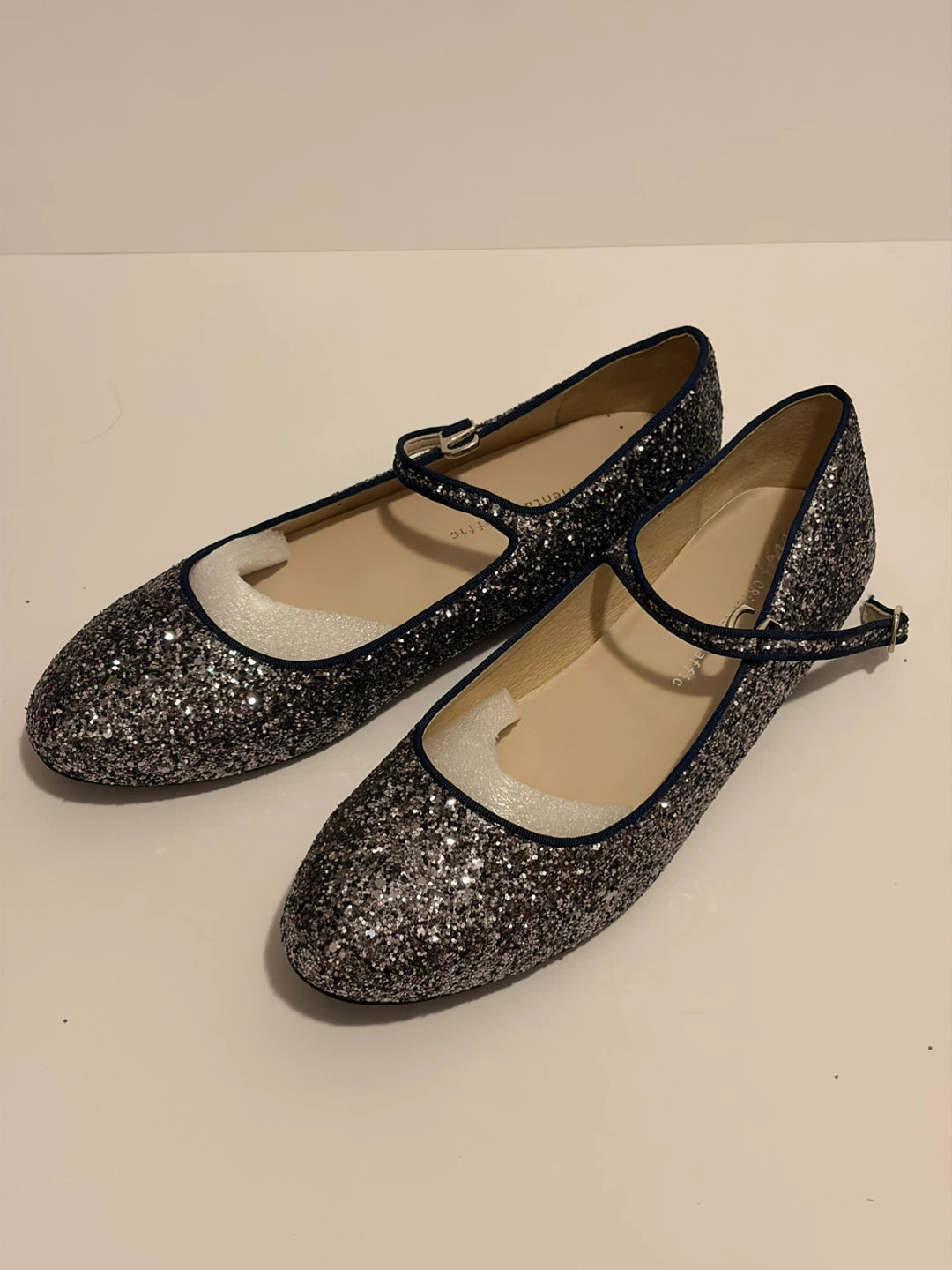 Metallic Glitter Ballet Flats