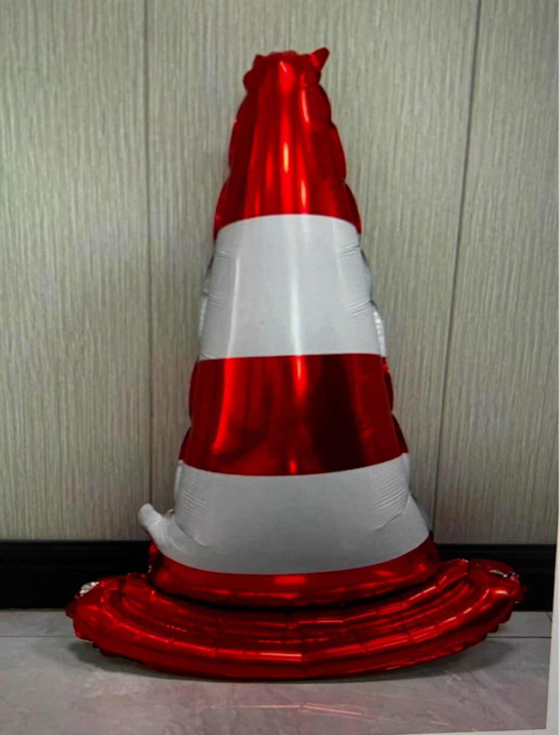 6 Traffic Cone Balloons - 88cm Tall - photo 4