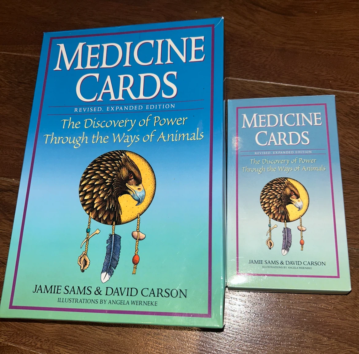 Animal medicine Oracle cards and book.