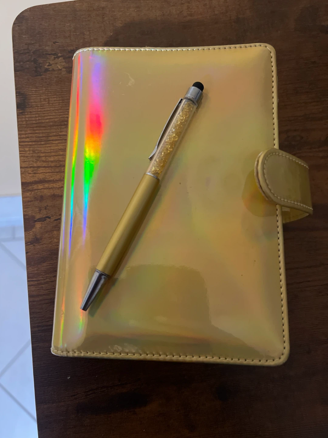 Yellow Binder Planner with Pen
