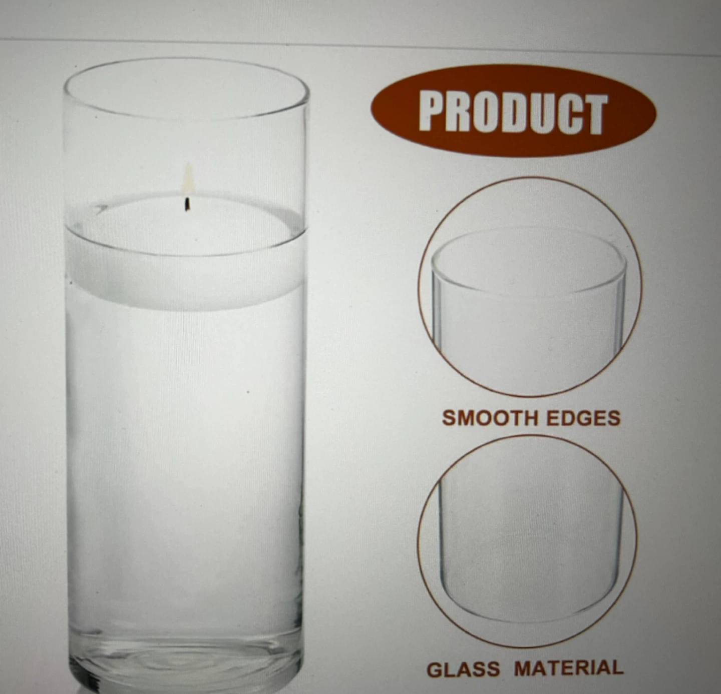 Set of 3 Glass Cylinders - photo 5