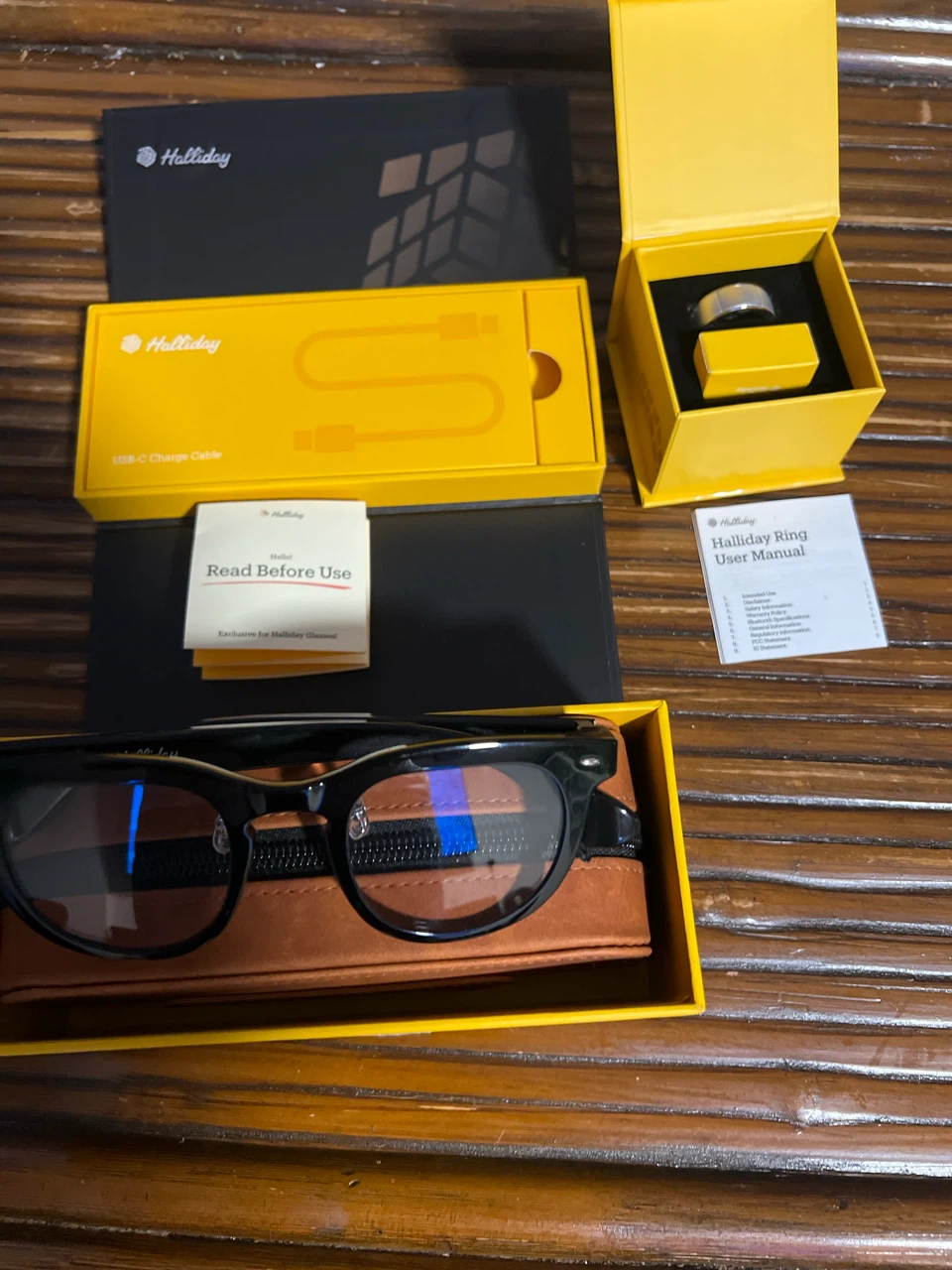 Halliday Glasses and Ring Set