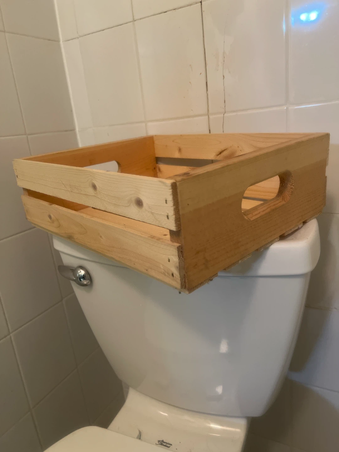 Wooden Crate Storage Box - photo 3