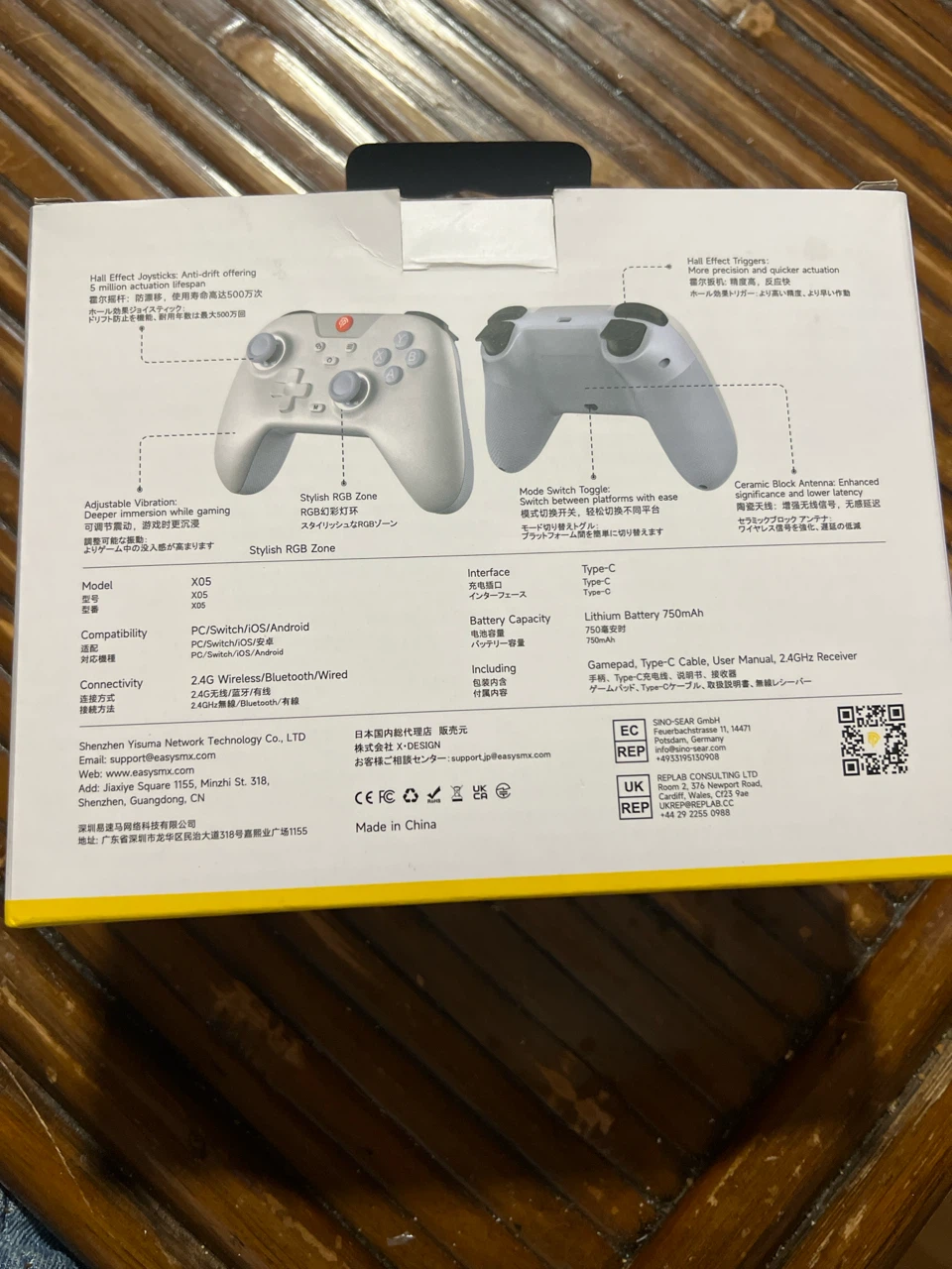 EasySMX X05 Wireless Game Controller for PC/Switch/iOS/Android - photo 2