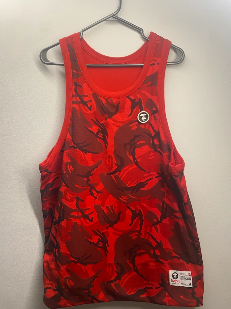 AAPE BY A BATHING APE Camo Tank Top
