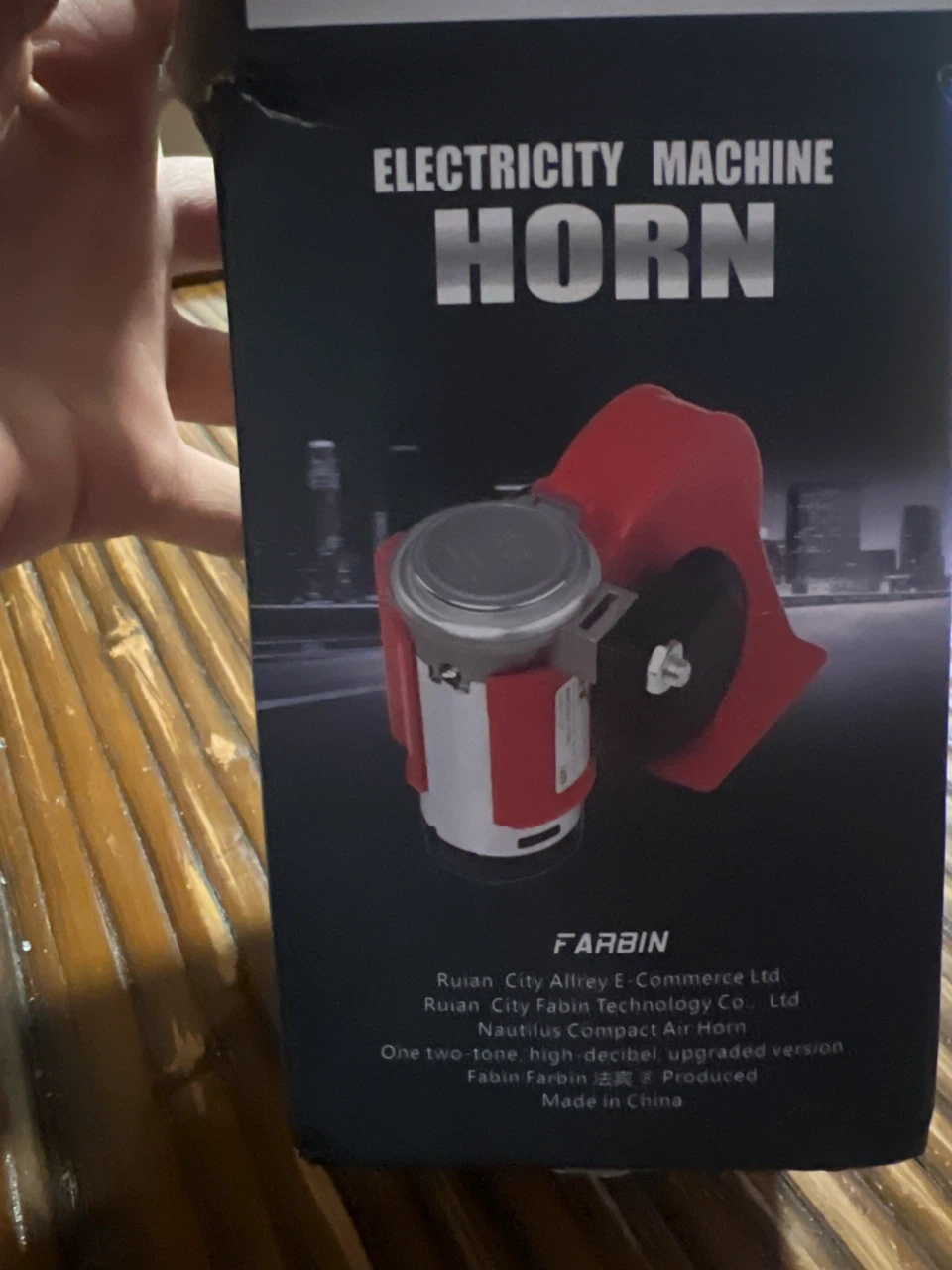 Fabin Air Horn Snail Horn Electric