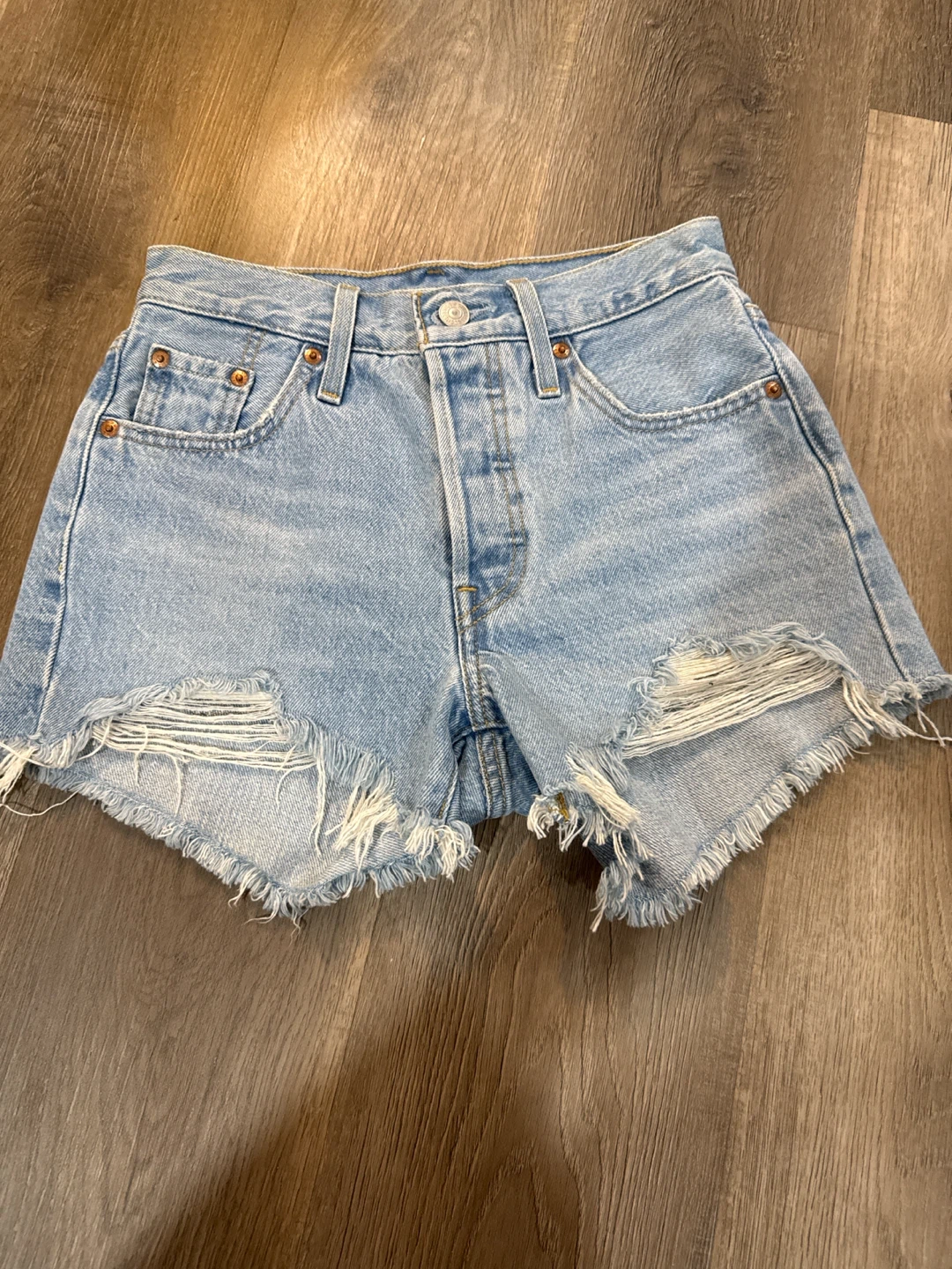 Levi's 501 Denim Shorts size 23