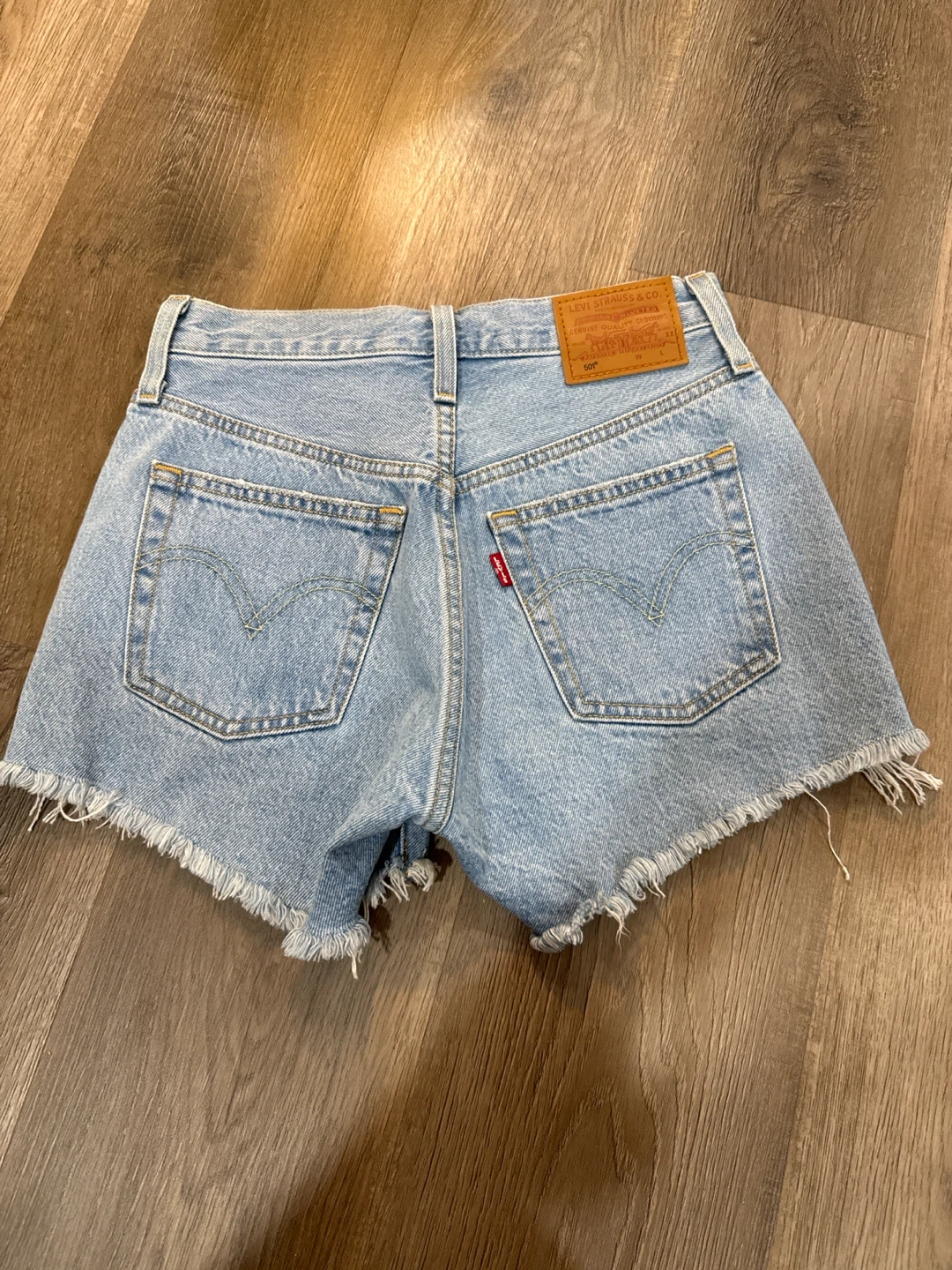 Levi's 501 Denim Shorts size 23 - photo 2