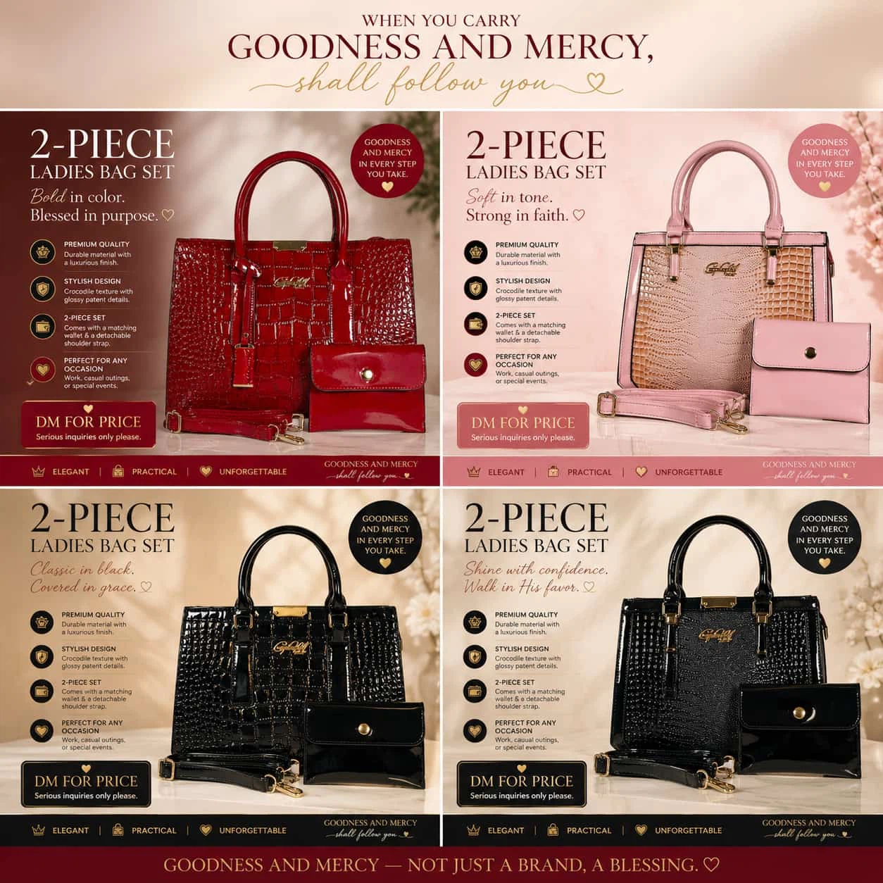 2-Piece Ladies Bag Set - photo 3