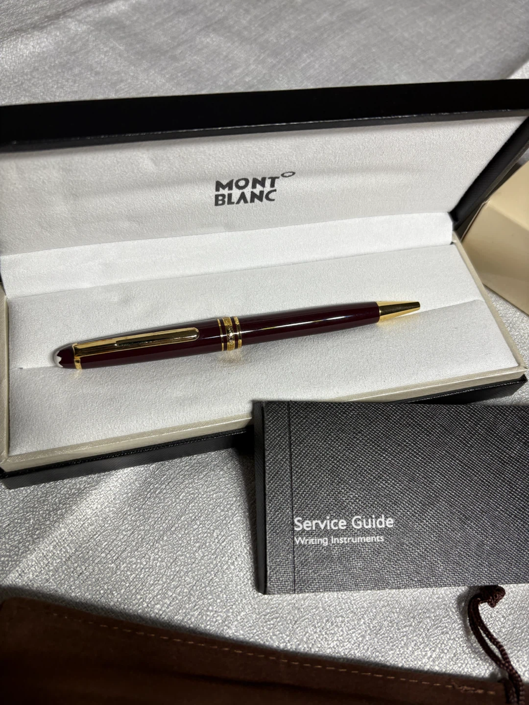 Montblanc Pen with Box and Service Guide - photo 3