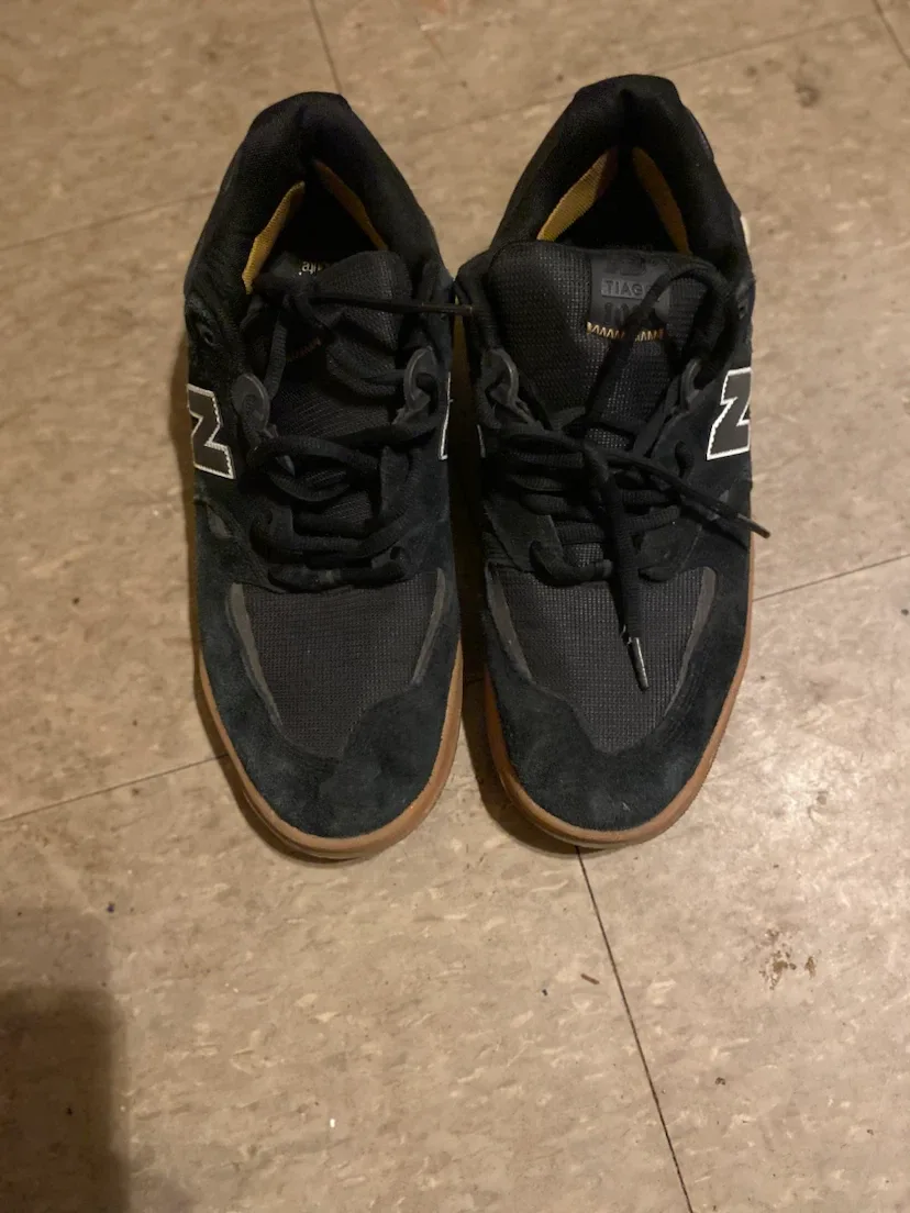 New Balance Tiago Lemos 1010 Black Suede Skate Shoes - photo 5