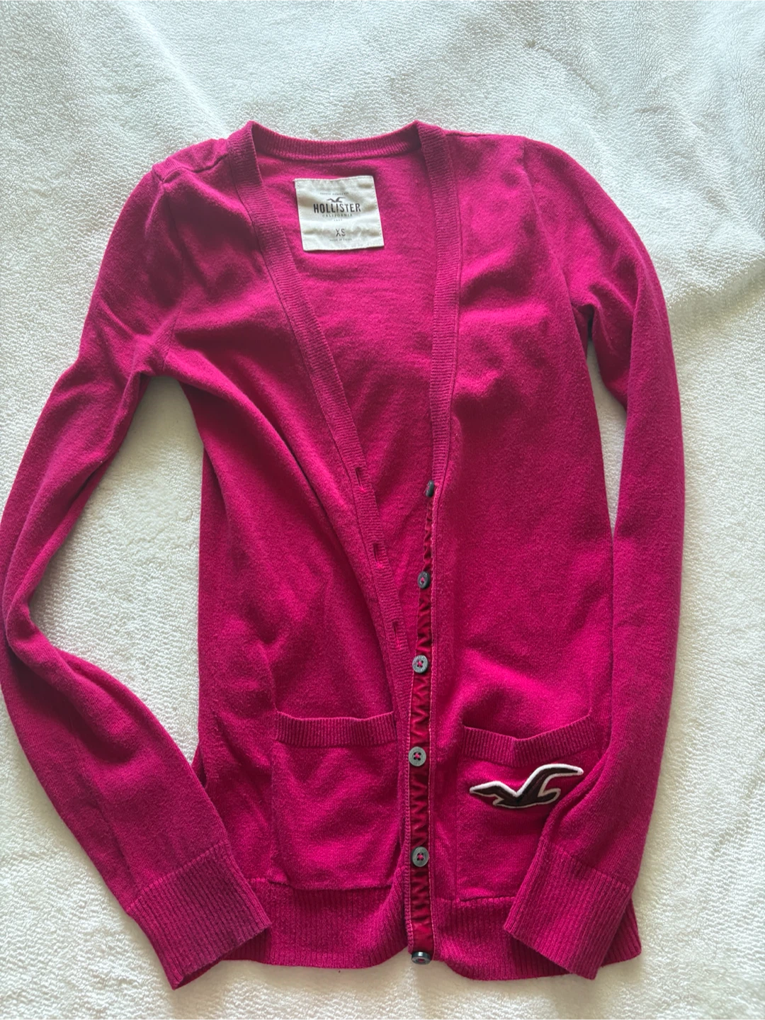 Hollister Pink Cardigan