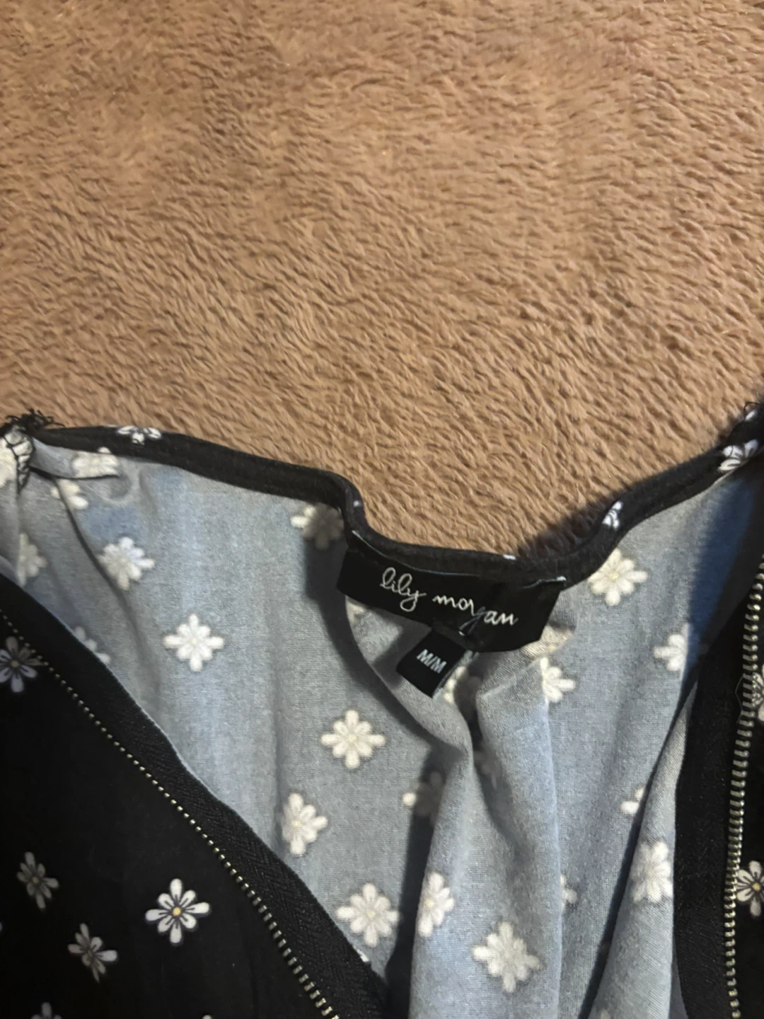 Lily Morgan Black Floral Romper M/M - photo 2