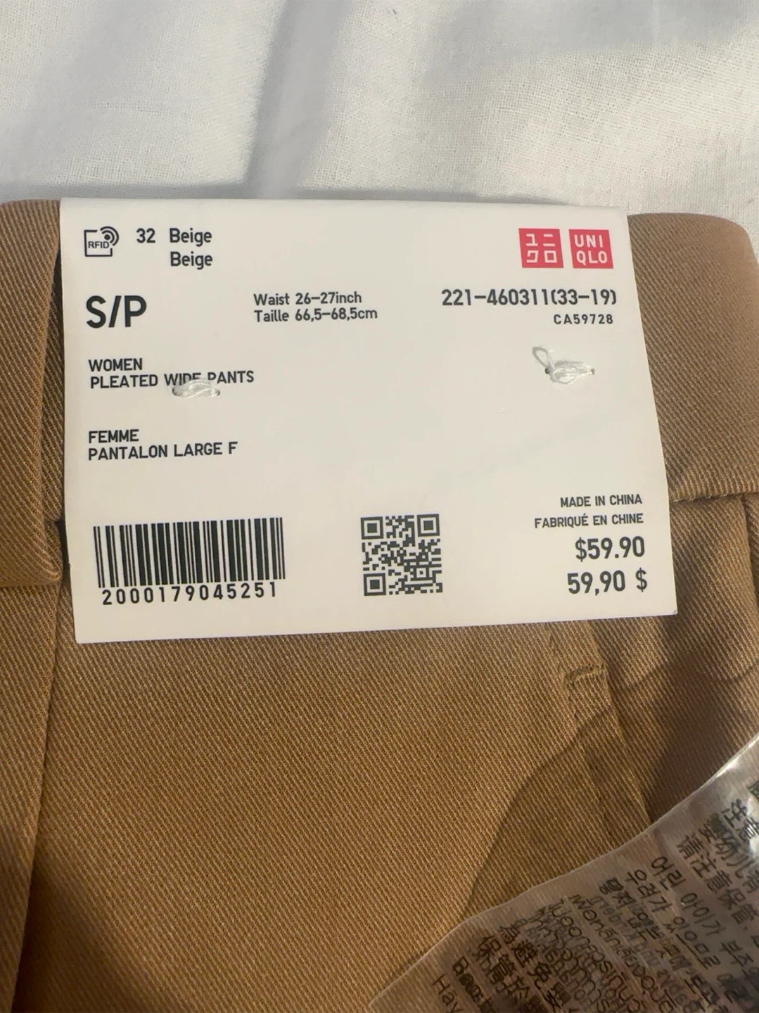 Uniqlo Pleated Wide Pants - Women - photo 2