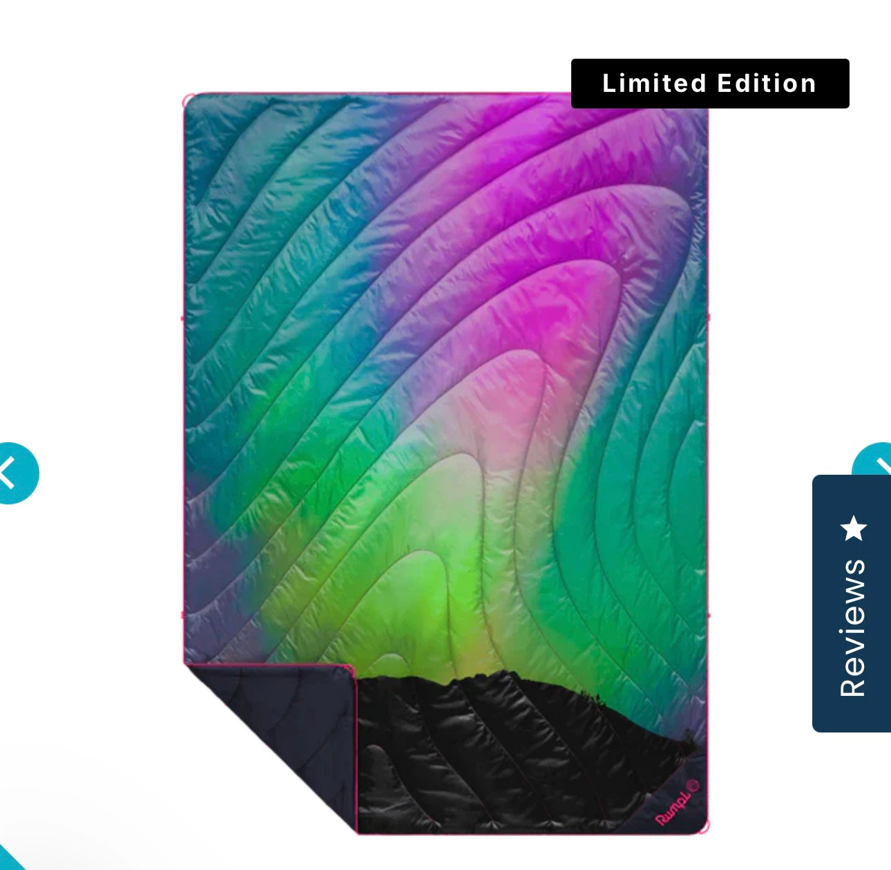 Rumpl Original Puffy Blanket - Northern Lights (Limited Edition)