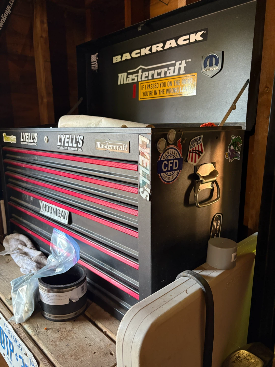 Mastercraft Tool Chest full of tools