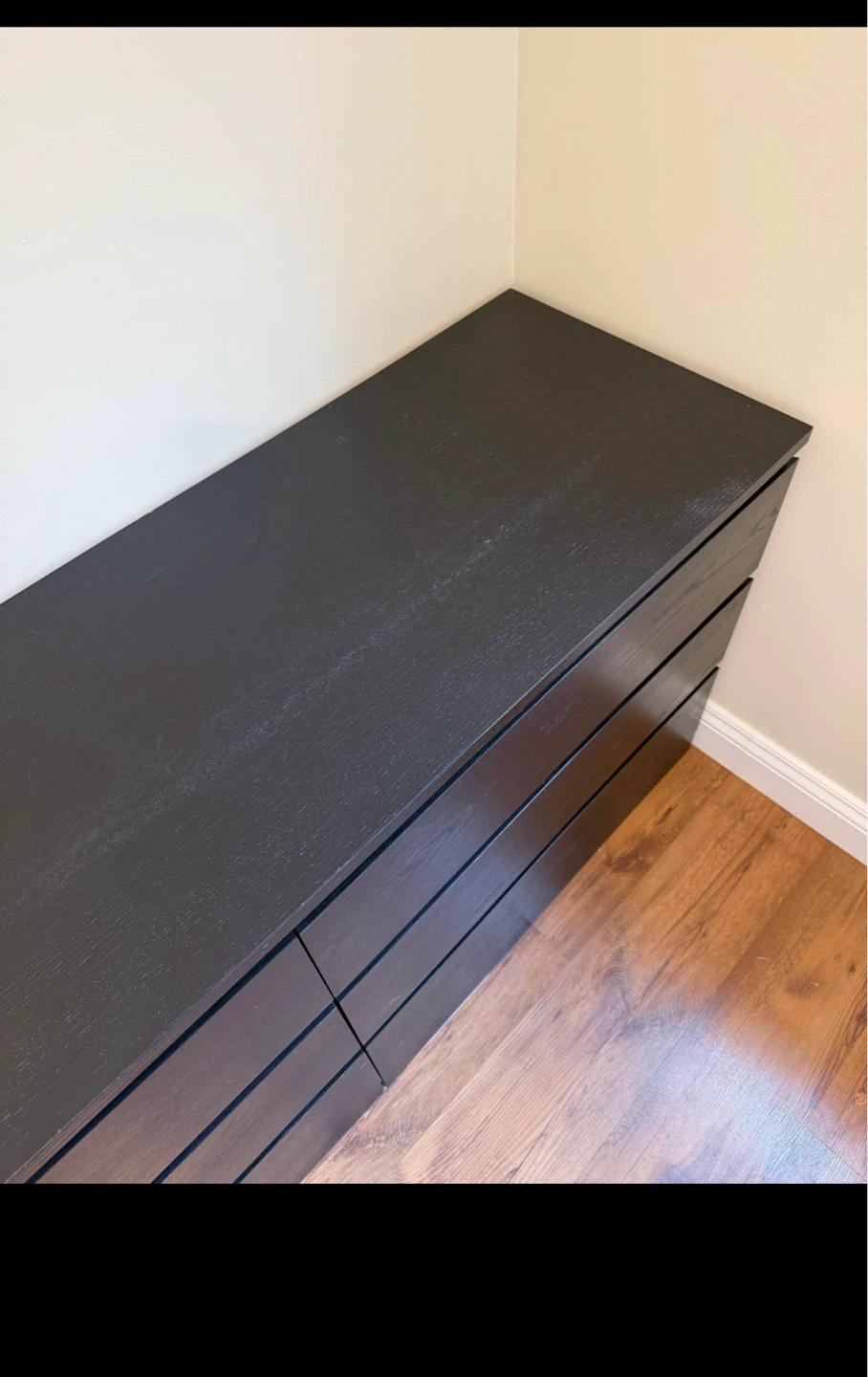 IKEA Black 6-Drawer Dresser - photo 5