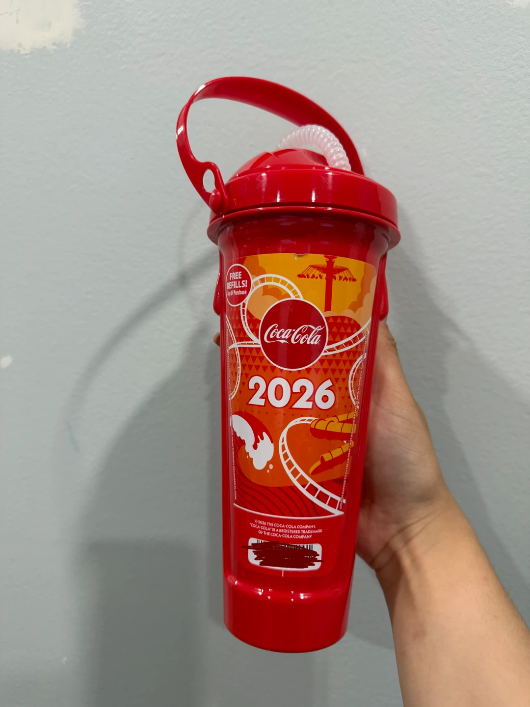 Coca-Cola 2026 Tumbler with Straw