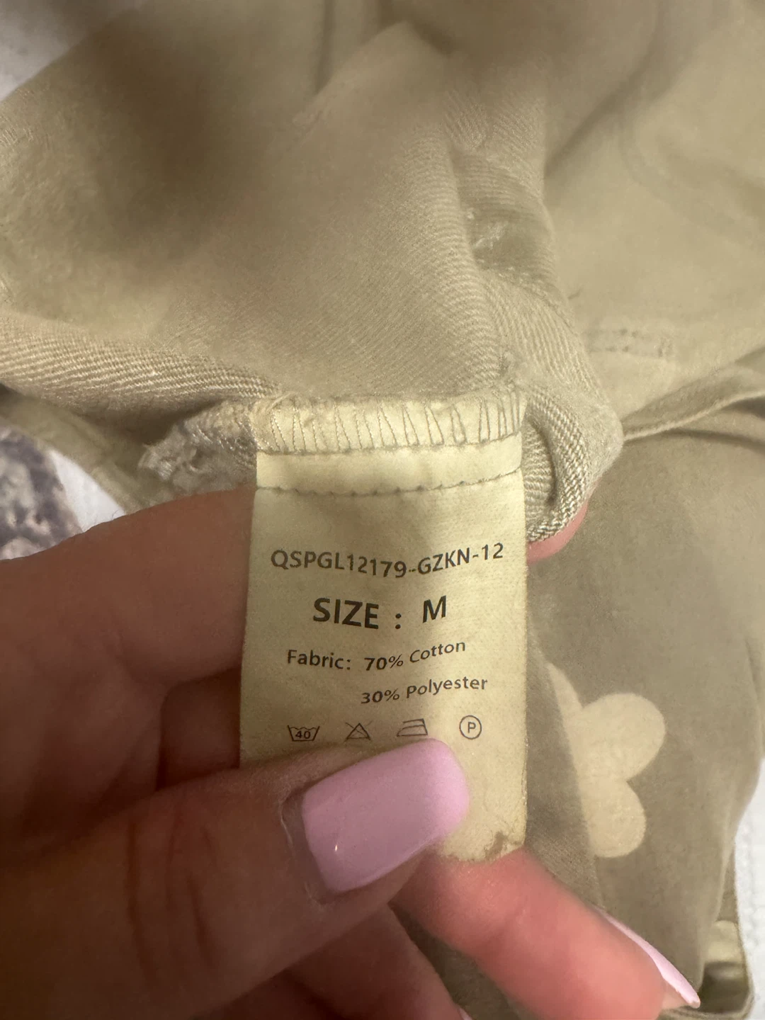 Khaki Floral Overalls Size M - photo 2