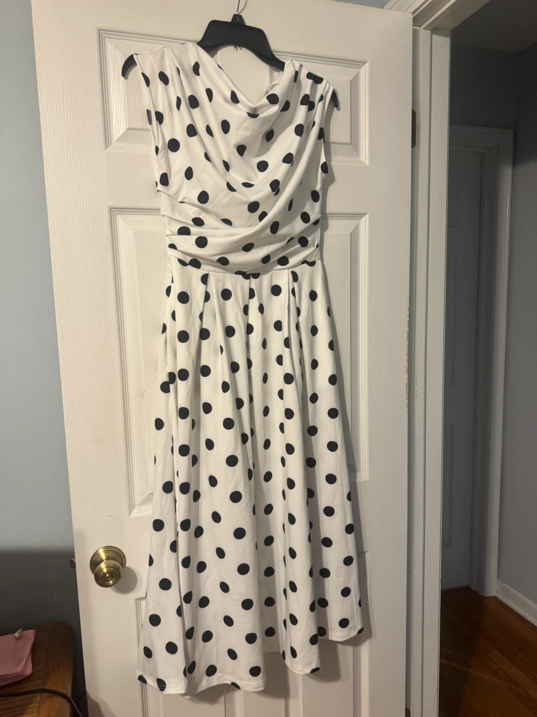CHICME Polka Dot Sleeveless Dress Size S