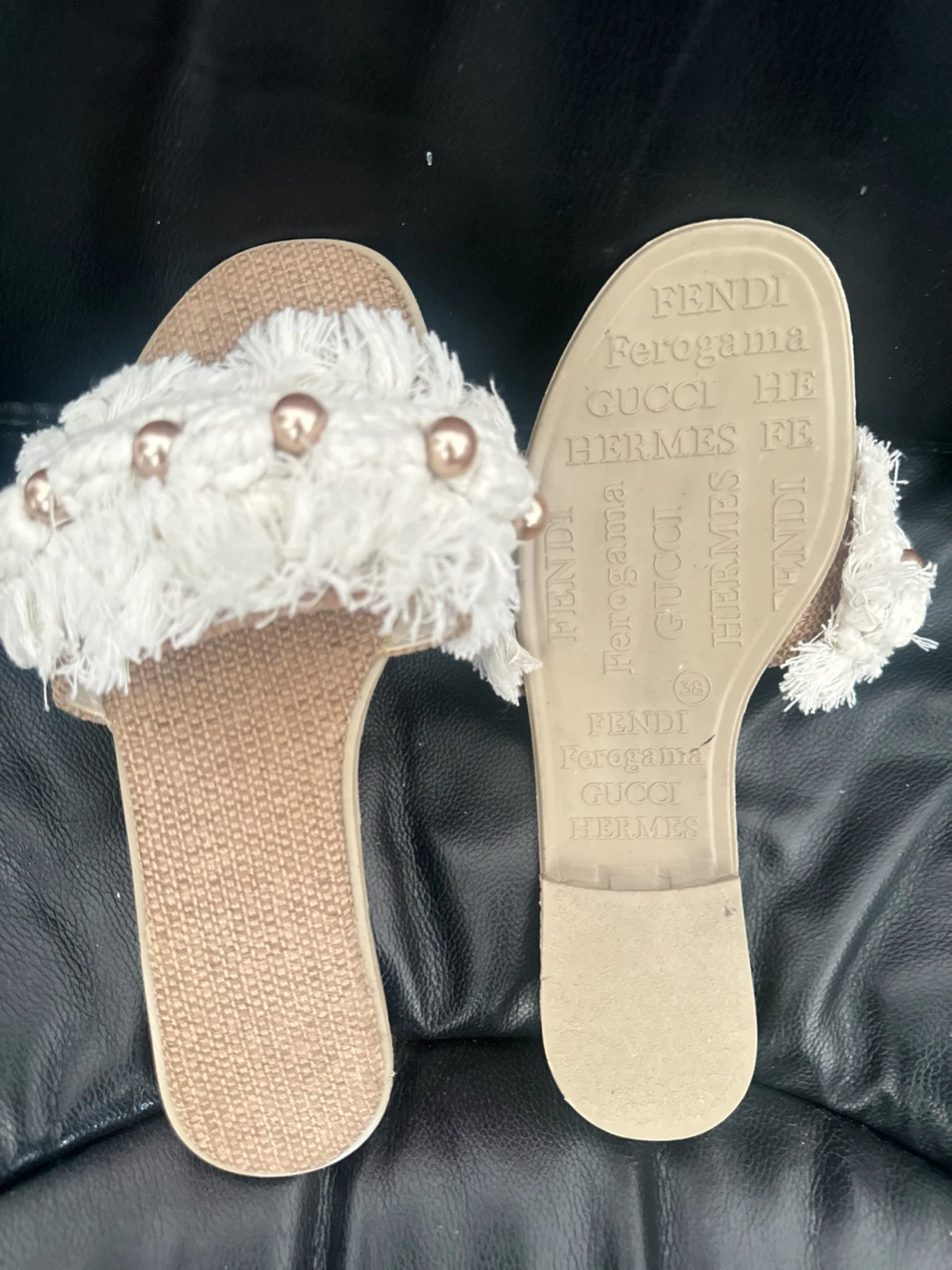 Women's Embellished Slip-On Sandals - photo 2