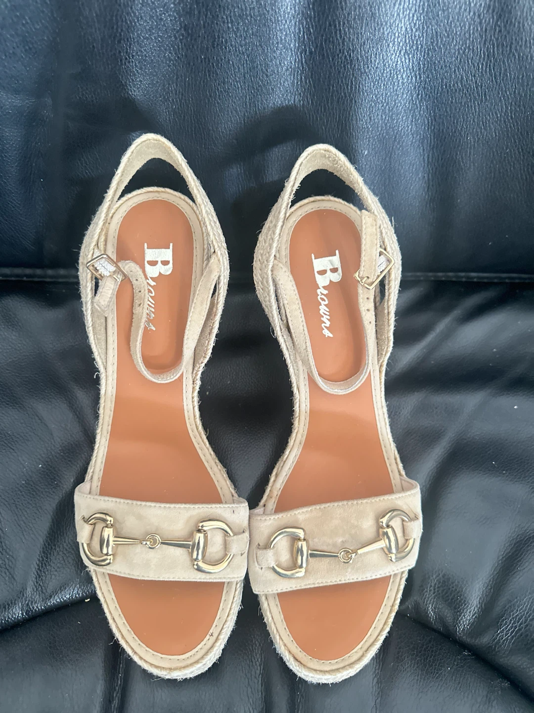 Browns espadrille wedge sandals