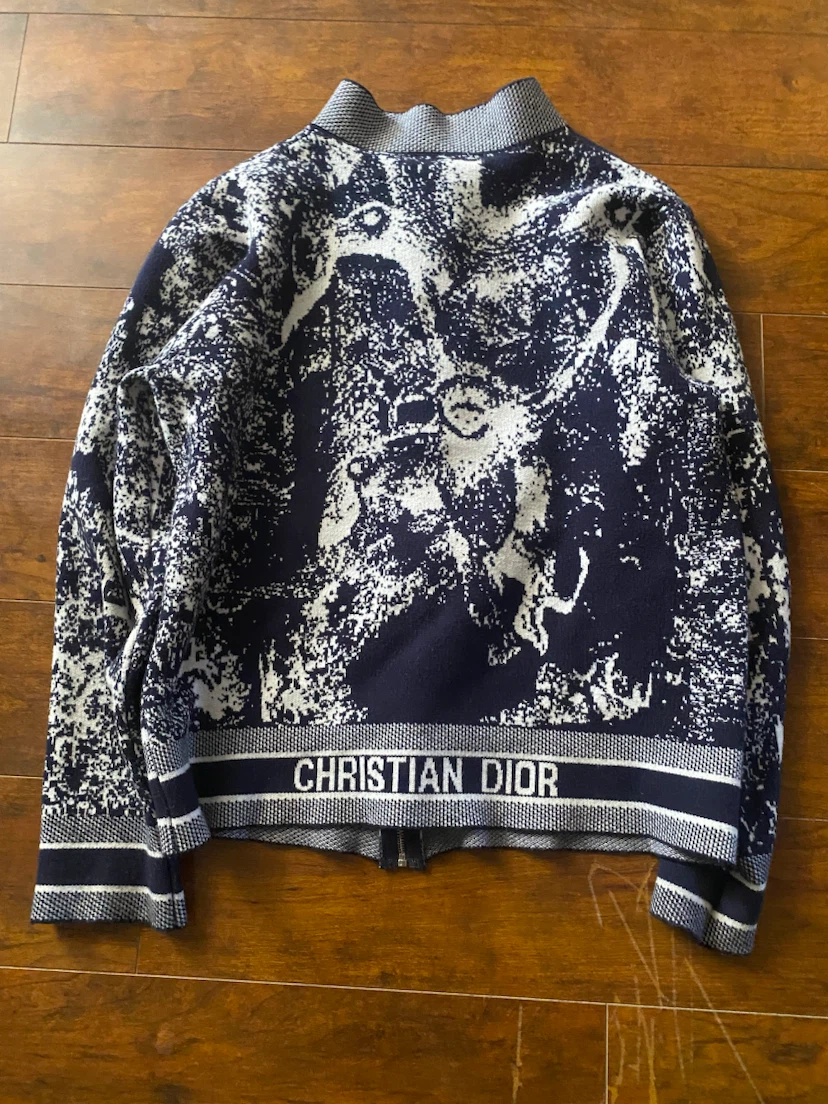 Christian Dior Full Zip Sweater Jacket
