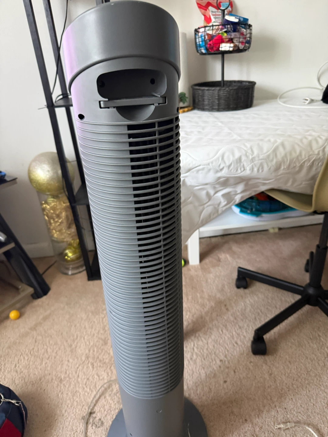 Seville Classics Grey Tower Fan