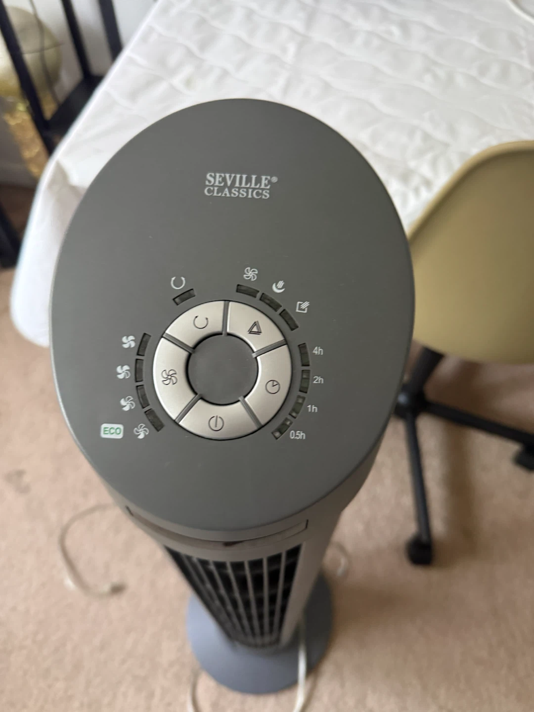 Seville Classics Grey Tower Fan - photo 3