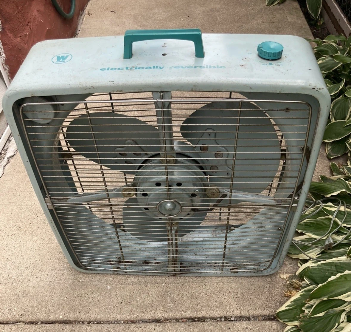 WESTINGHOUSE reversible exhaust IN/OUT 2 Speed metal Box fan
