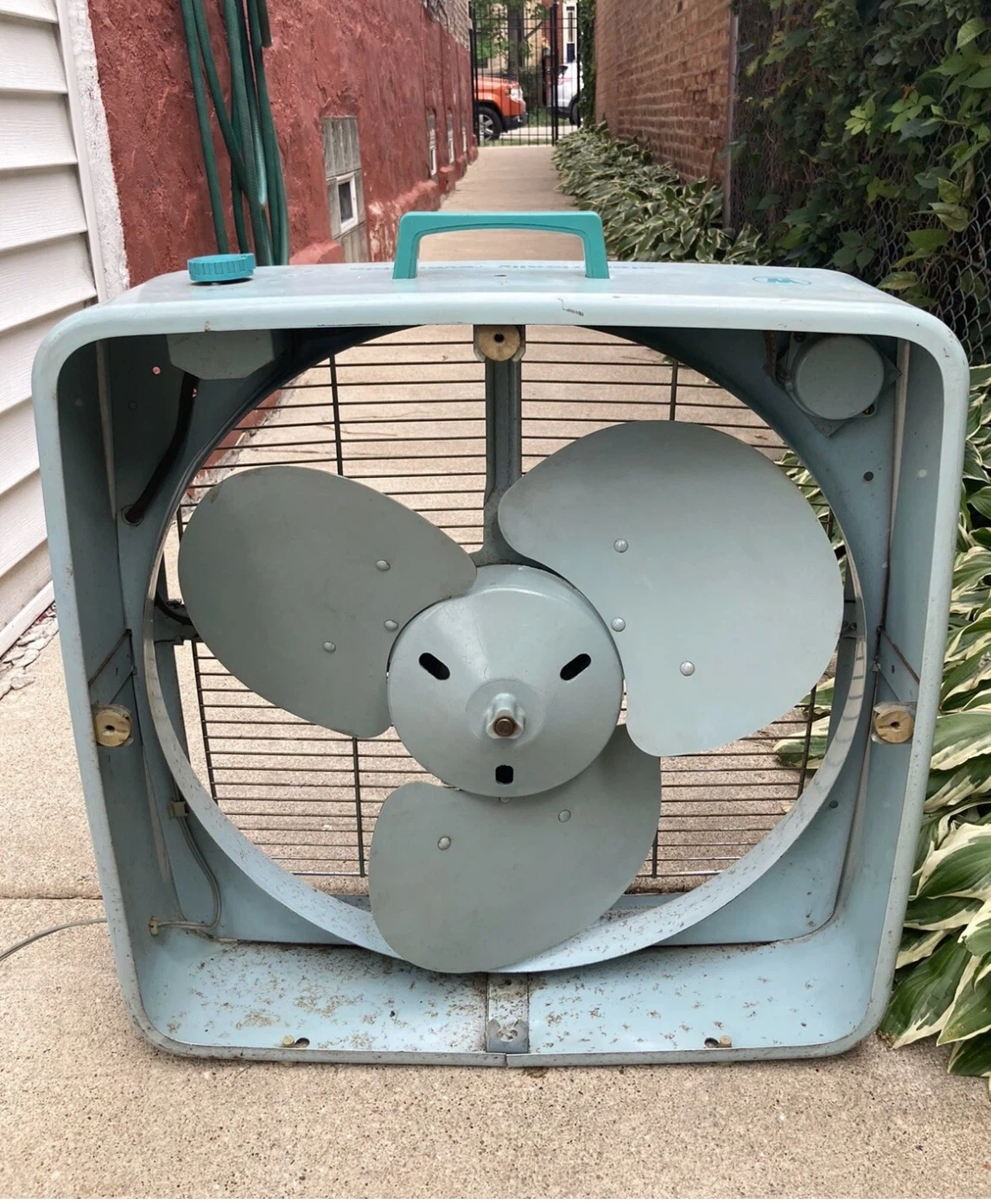 WESTINGHOUSE reversible exhaust IN/OUT 2 Speed metal Box fan - photo 4