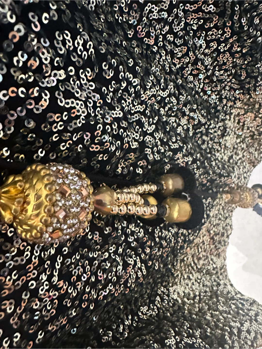Sparkly Black and Silver Sequin Dress - photo 2