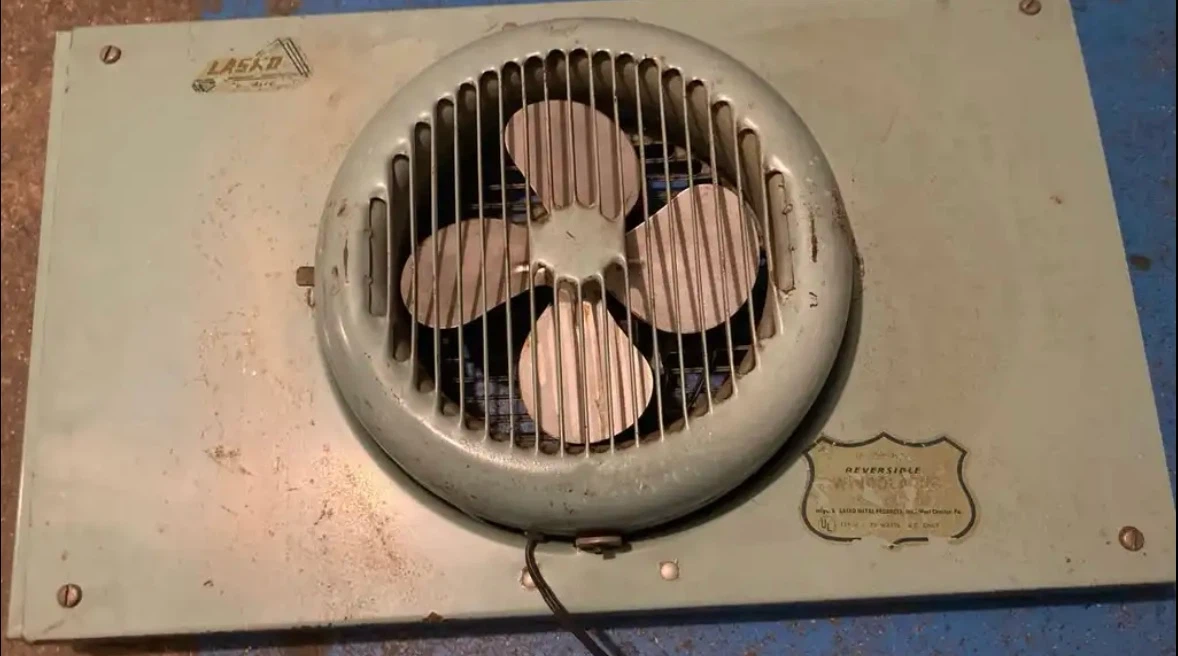 vintage Lasco window reversible fan