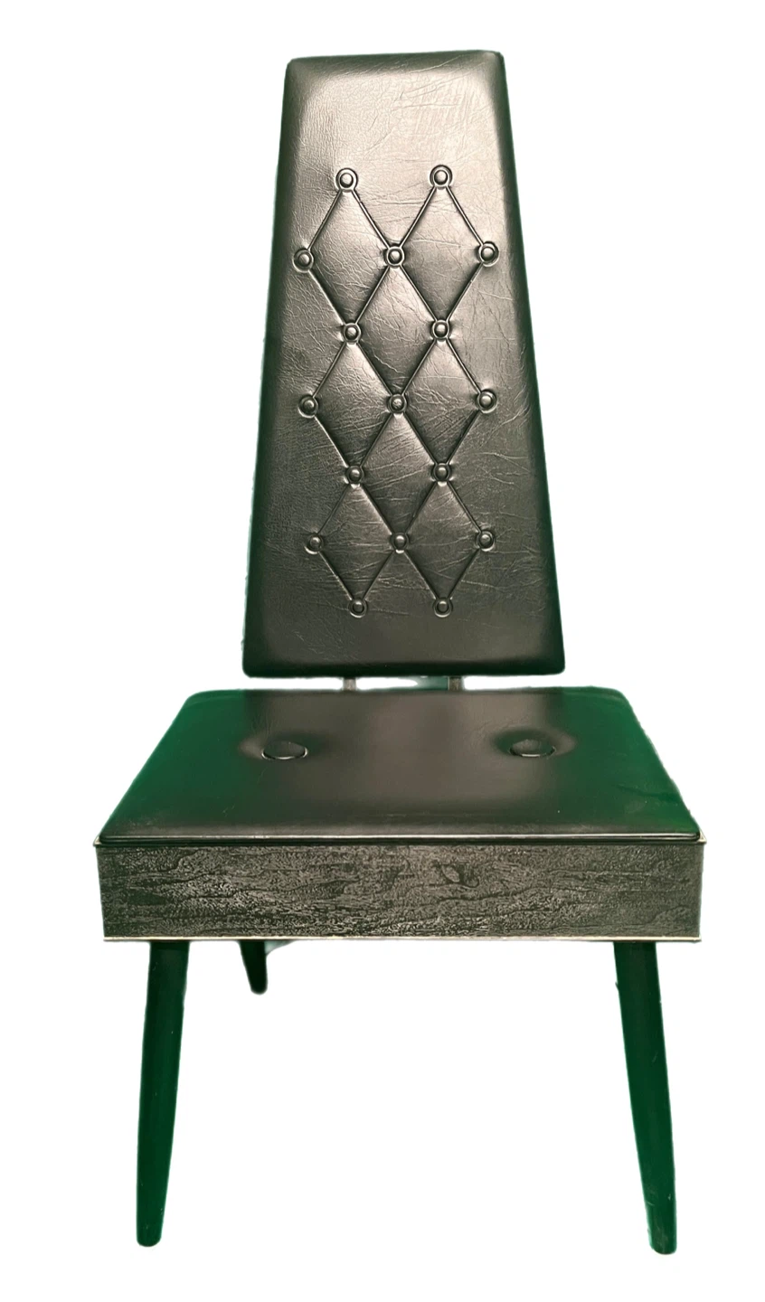 Vintage Pearl Wick Gentleman Butler Valet Dressing Chair