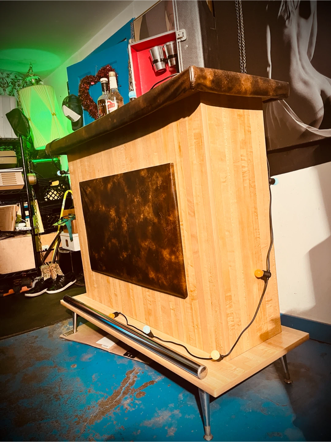 Wooden bar